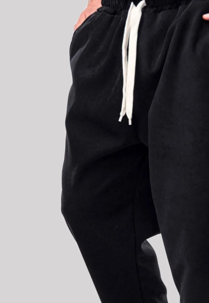 Pantalone NJB NEW JOB BRAND laccio nero - immagine 4