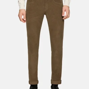 Pantalone Dian Velluto Marrone