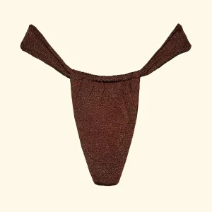 Slip Brasiliano Fisso Donna F**K Brown SW1141-BN