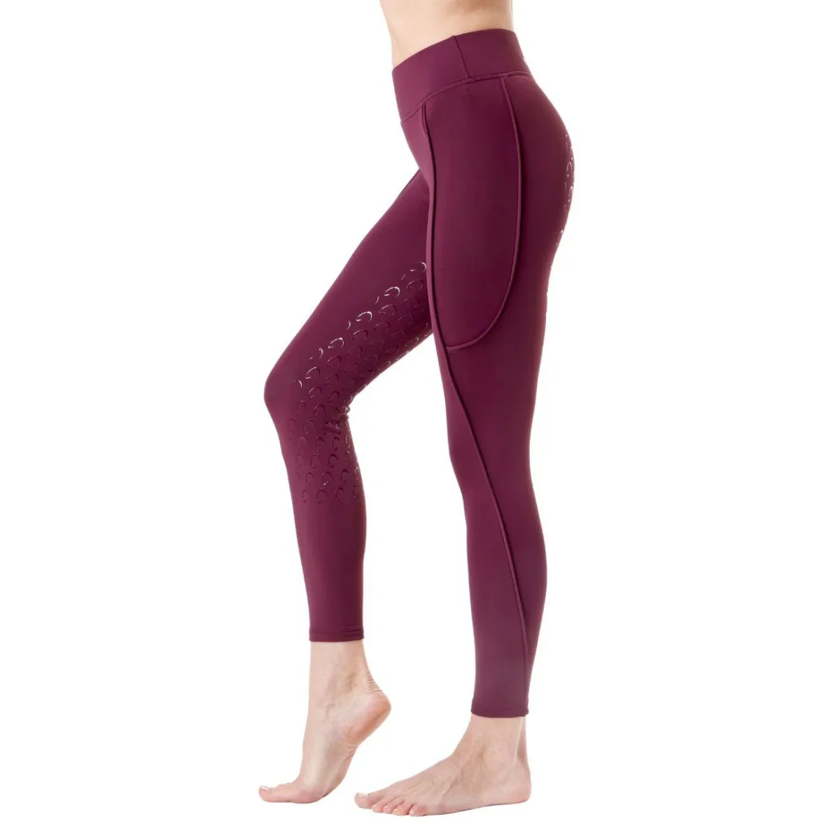 Leggings Donna Full Grip Mascheroni Bordeaux - immagine 5