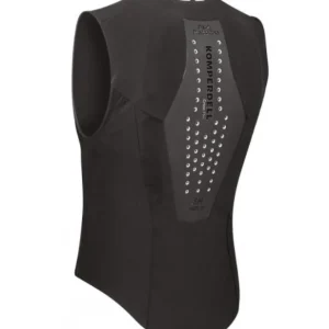 Komperdell Flexfit Regular Vest Back Protector Nero paraschiena elastico per equitazione