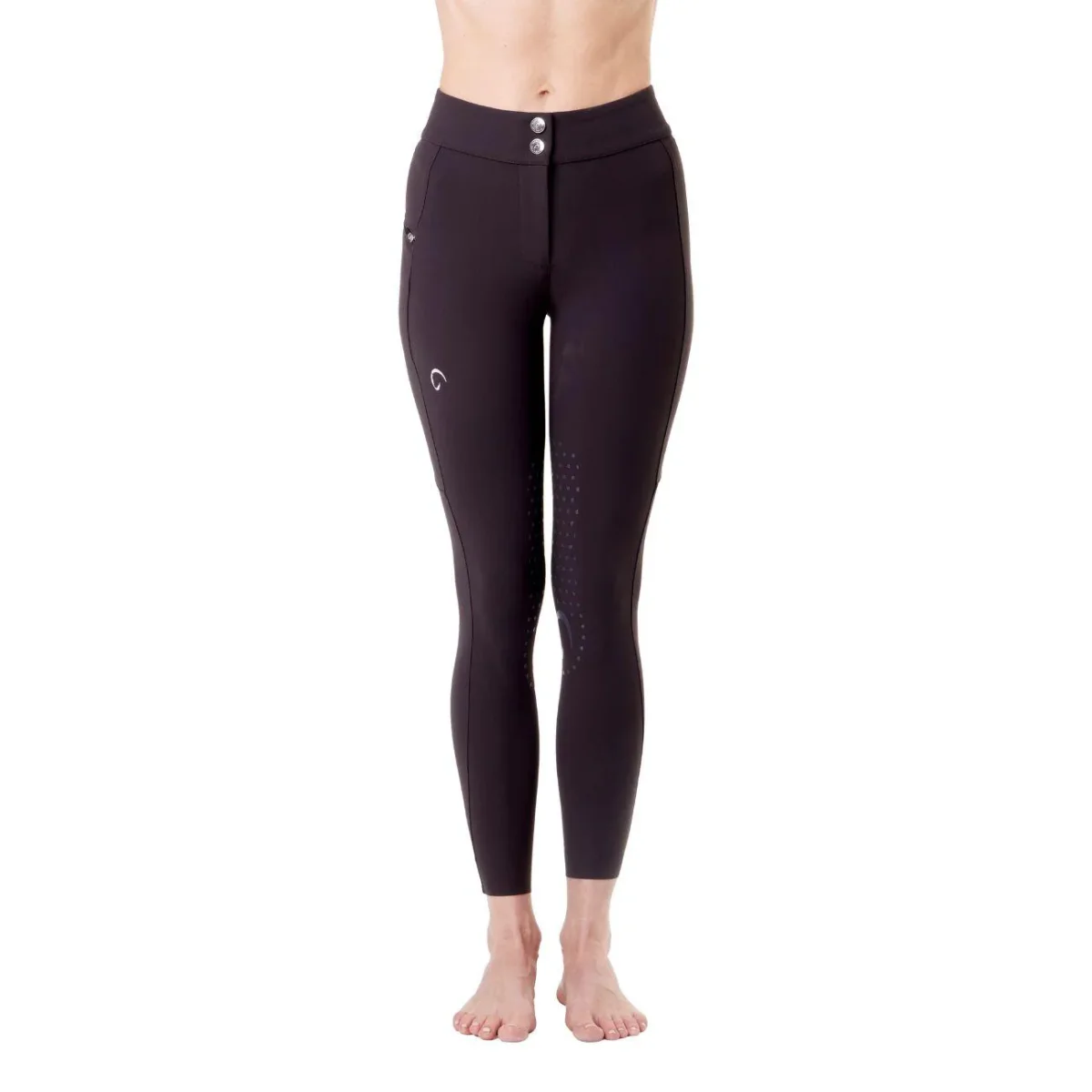 Pantalone Da Donna Half Grip Venezia Mascheroni Marrone - immagine 2