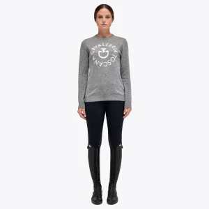 Cavalleria Toscana Felpe E Pull 29CT-MAD115LA0368000STONE Grigio Lunghezza 115 cm