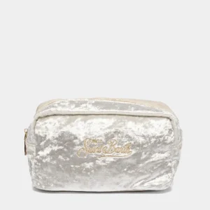SOFT POUCH W-CHENILLE 10OR EMB