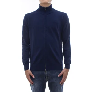 Maglia Zip Rasata 100% Lana Merinos Aviatore